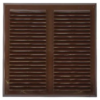 KRATKA WENTYLACYJNA 350*350MM Z SIATKĄ BRĄZOWA