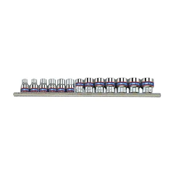 KOMPLET NASADEK 3/8 12-KĄTNE 13 SZTUK 7-19MM BLISTER
