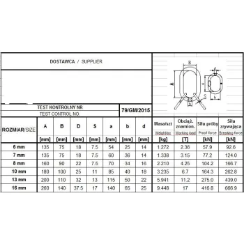 OGNIWO ZBIORCZE GM32 G8 6 WLL 2.36T