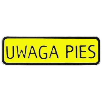 TABLICA 7*29CM UWAGA PIES