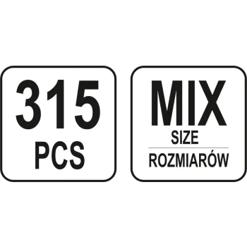 315 SZT KOŁKÓW SPRĘŻYSTYCH MIX