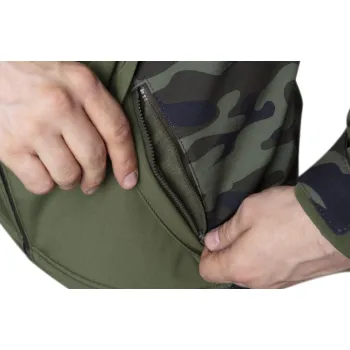 KURTKA SOFTSHELL CAMO L