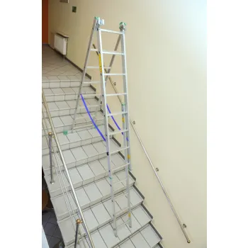 DRABINA ALUMINIOWA 3-ELEMENTOWA 760CM 11+11+11 SZCZEBLI