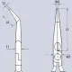 SZCZYPCE TNĄCE PÓŁOKRĄGŁE WYGIĘTE IZOLOWANE 160MM