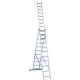 DRABINA ALUMINIOWA 3-ELEMENTOWA 760CM 11+11+11 SZCZEBLI