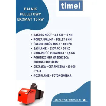 Palnik na pellet Ekomat 15 kW