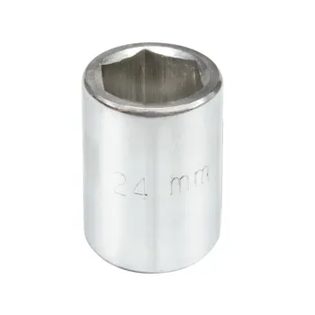 NASADKA KRÓTKA 6-KĄTNA CHROMOWANA 3/4'' 24MM