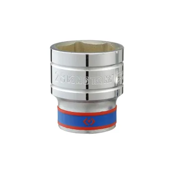 NASADKA KRÓTKA 6-KĄTNA CHROMOWANA 1/2'' 17MM