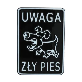 TABLICA 15*20CM UWAGA ZŁY PIES