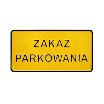 TABLICA 15*29CM ZAKAZ PARKOWANIA