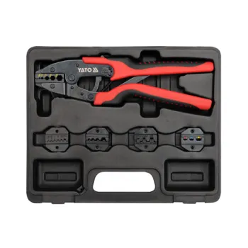 ZESTAW DO ZACISKANIA KONEKTORÓW Z 5 MATRYCAMI