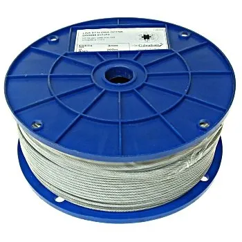 LINA STALOWA OCYNKOWANA W PCV 5.0MM 6*7 100MB