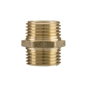 ZŁĄCZKA MOSIĘŻNA NYPEL 3/8''