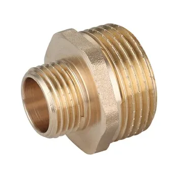 ZŁĄCZKA MOSIĘŻNA NYPEL REDUKCYJNY 1/2''X1'''