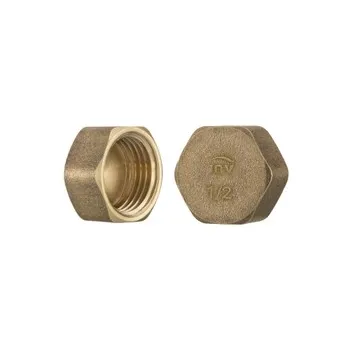 ZŁĄCZKA MOSIĘŻNA ZAŚLEPKA 1/2''