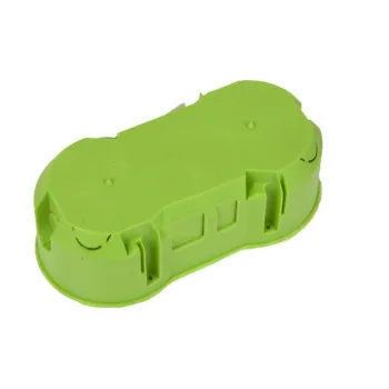 PUSZKA PODTYNKOWA PODWÓJNA 60MM ZIELONA