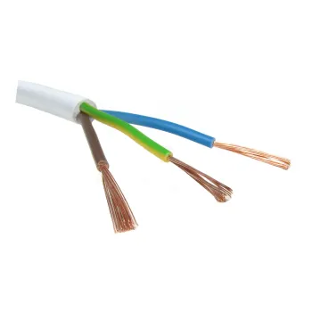 PRZEWÓD MIESZKANIOWY H03VV-F OMY 3X1,0 BIAŁY 300V