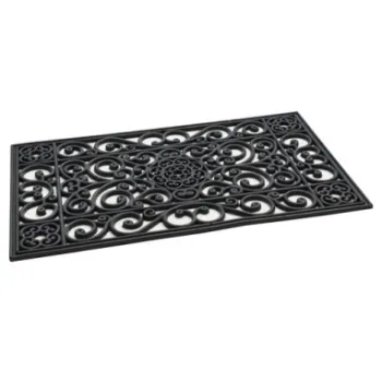 WYCIERACZKA IRON MAT BLACK 1 45*75CM