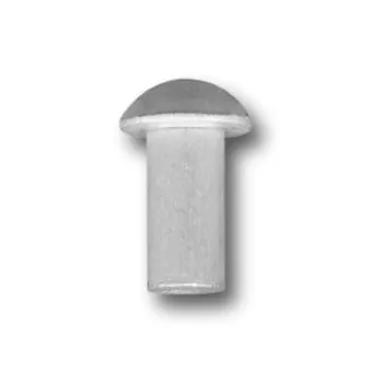 NIT ALUMINIOWY PEŁNY Z ŁBEM KULISTYM 4.0*10 MM