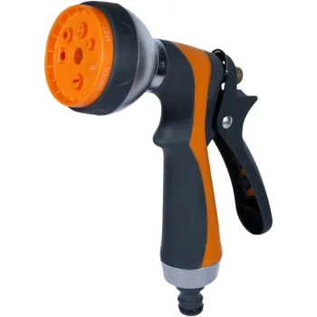 ZRASZACZ PISTOLETOWY 7-FUNKCYJNY SOFT SILVER