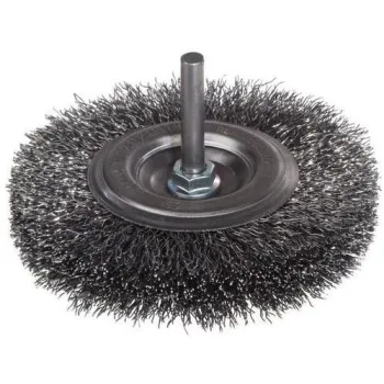 SZCZOTKA TARCZOWA DRUT STALOWY TRZPIEŃ 6MM FI60MM