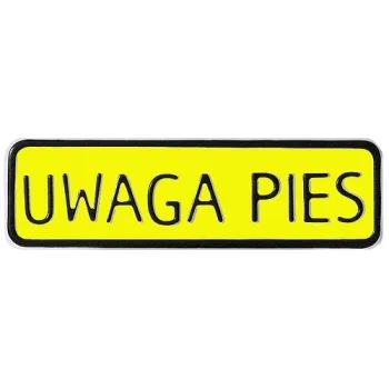 TABLICA 7*29CM UWAGA PIES