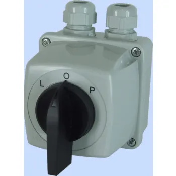 ŁĄCZNIK KRZYWKOWY L-0-P 3P IP44 ŁUK E25-43 W OBUDOWIE