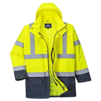 KURTKA OSTRZEGAWCZA OCIEPLANA S766YNR HI-VIS 5W1 XXL