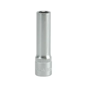 NASADKA DŁUGA 6-KĄTNA CHROMOWANA 3/8'' 10MM