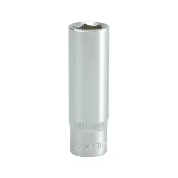 NASADKA DŁUGA 6-KĄTNA CHROMOWANA 1/2'' 16MM