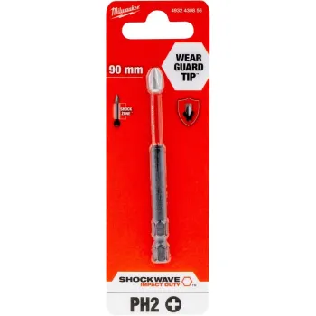 BIT, GROT, KOŃCÓWKA SHOCKWAVE PH2 90MM 1 SZT.