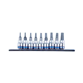 KPL. NASADEK 1/4'' TORX 9 SZTUK T8-T40