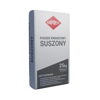 PIASEK KWARCOWY SUSZONY 25KG 0-0.5MM