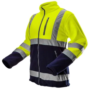 BLUZA POLAROWA OSTRZEGAWCZA ŻÓŁTA L