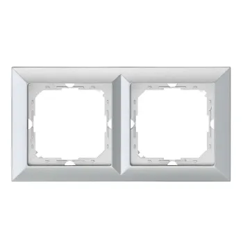 PERŁA RAMKA PODWÓJNA SREBRNY