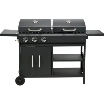 GRILL 2W1, GAZOWY + WĘGLOWY, 8.6KW