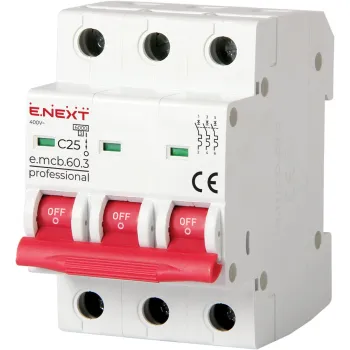 WYŁĄCZNIK NADPRĄDOWY MCB.PRO60 3P C25A 6KA