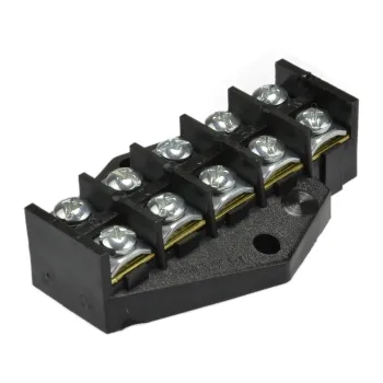 LISTWA ZACISKOWA, PIERŚCIEŃ ROZGAŁĘŹNY 5X10MM2 CZARNY