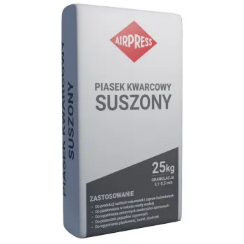 PIASEK KWARCOWY SUSZONY 25KG 0.5-1.0MM