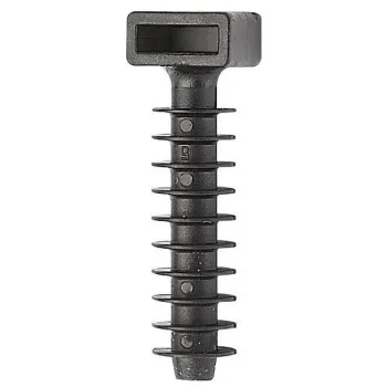 KOŁEK MONTAŻOWY CZARNY DO OPASEK F=8MM BMKN5458E 1SZTUKA