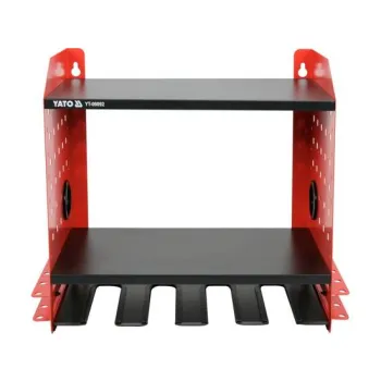 METALOWA PÓŁKA NA ELEKTRONARZĘDZIA 4 GNIAZDA