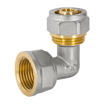KOLANO PEX-AL-PEX CHROM 1/2*20 DZIEWCZYNKA