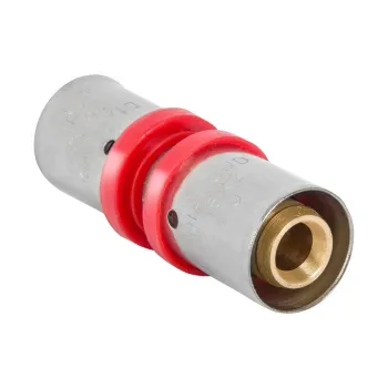ŁĄCZNIK ZAPR. EN 1254-8, 16X25.ZŁ-PODWÓJNY PEX-AL-PEX