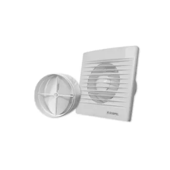 WENTYLATOR ŚCIENNY STYL 100 WC Z PRZEPUSTNICĄ
