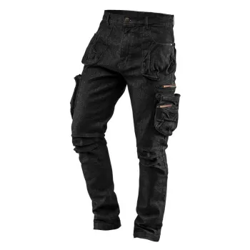 SPODNIE ROBOCZE 5-KIESZENIOWE DENIM ROZMIAR M