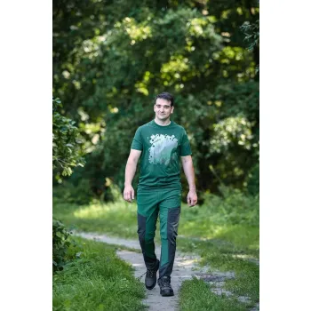 SPODNIE ROBOCZE OUTDOOR ZIELONO-SZARE ROZMIAR XXL