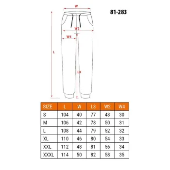SPODNIE DRESOWE COMFORT, SZARO-CZARNE ROZMIAR XL
