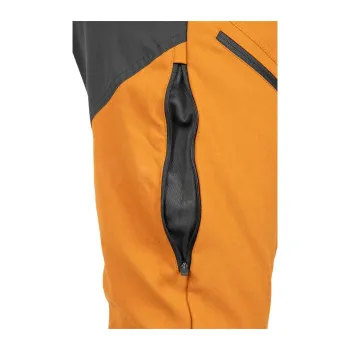 SPODNIE ROBOCZE OUTDOOR 4 WAY STRETCH MUSZTARD.-SZARE ROZ M