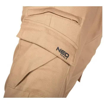 SPODNIE ROBOCZE OUTDOOR TYPU JOGGER BEŻOWE ROZMIAR XXL