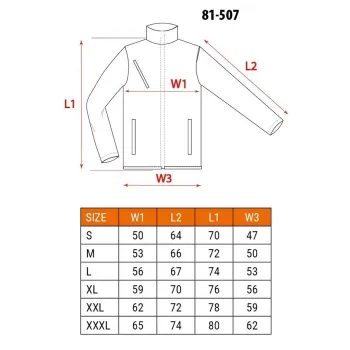 POLAR ROBOCZY PREMIUM CZARNY WZMOCNIENIA Z CORDURY ROZ.M